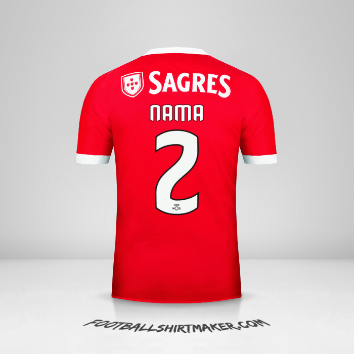 Jersey SL Benfica 2017/18 -  nama - 2