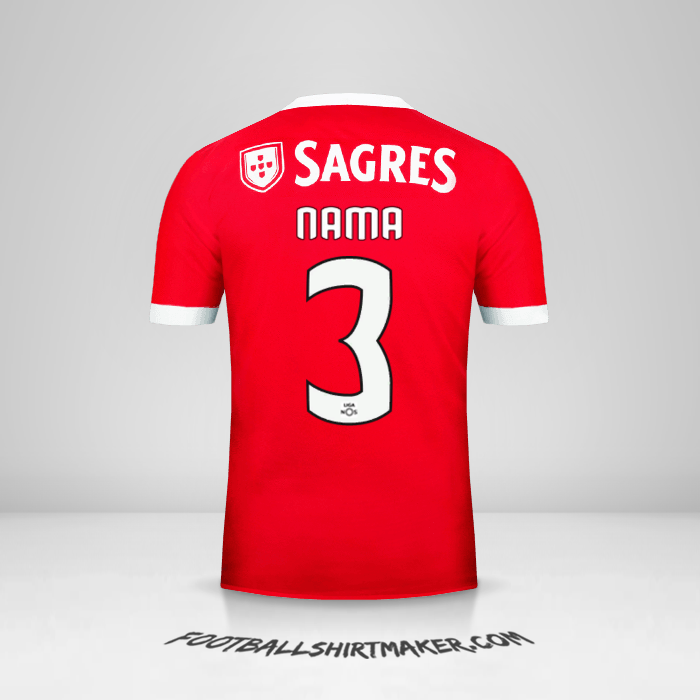 Jersey SL Benfica 2017/18 -  nama - 3