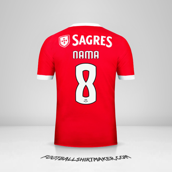 Jersey SL Benfica 2017/18 -  nama - 8