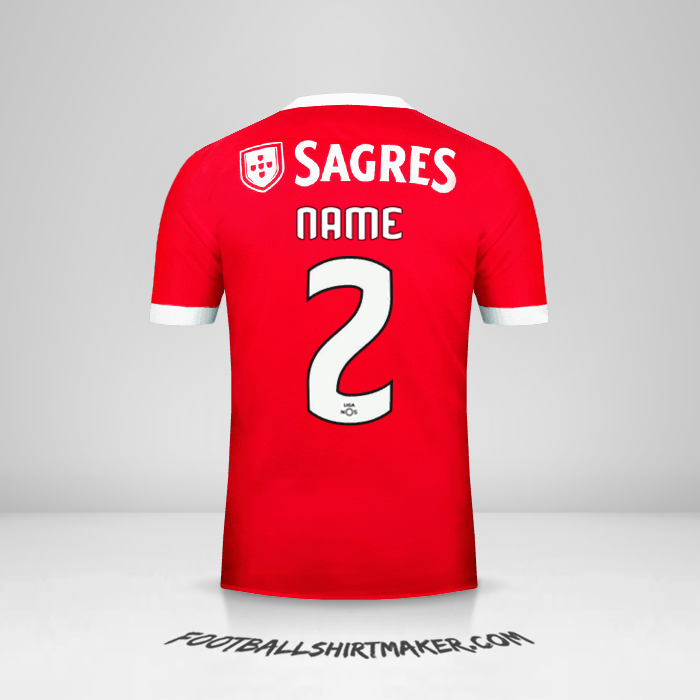 Shirt SL Benfica 2017/18 -  name - 2