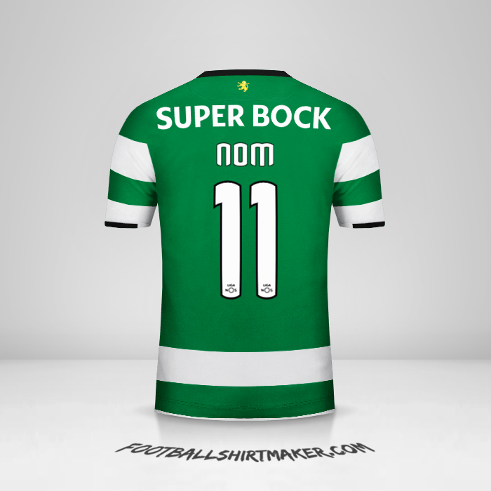 Maillot Sporting Clube 2017/18 -  nom - 11