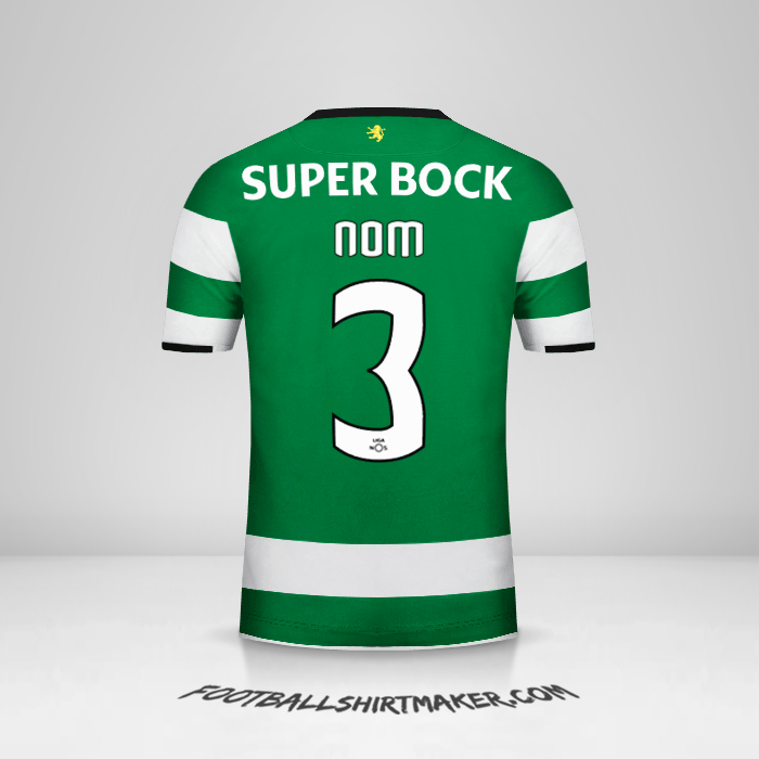 Maillot Sporting Clube 2017/18 -  nom - 3