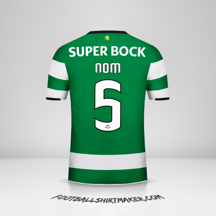 Maillot Sporting Clube 2017/18 -  nom - 5