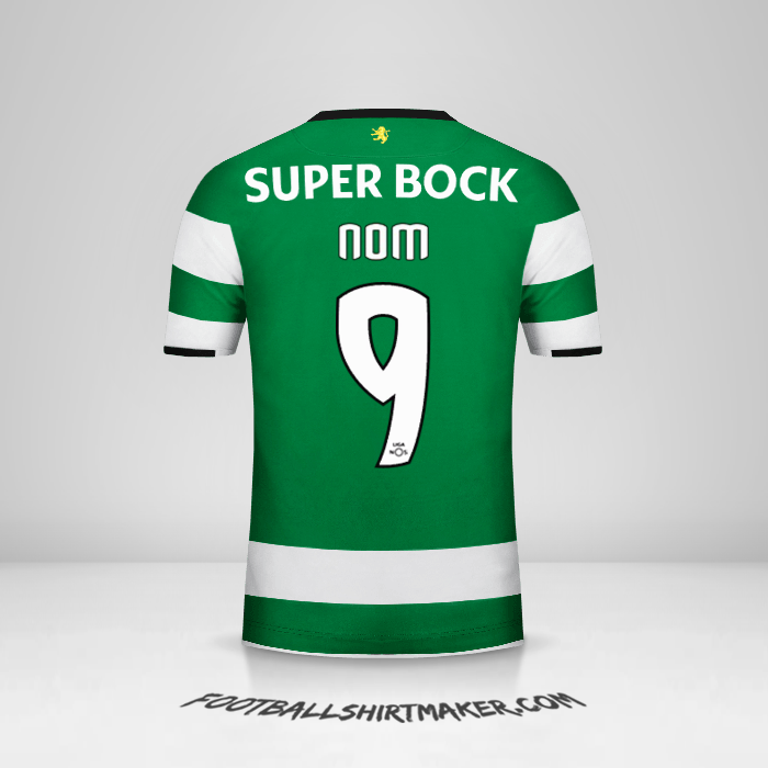 Maillot Sporting Clube 2017/18 -  nom - 9