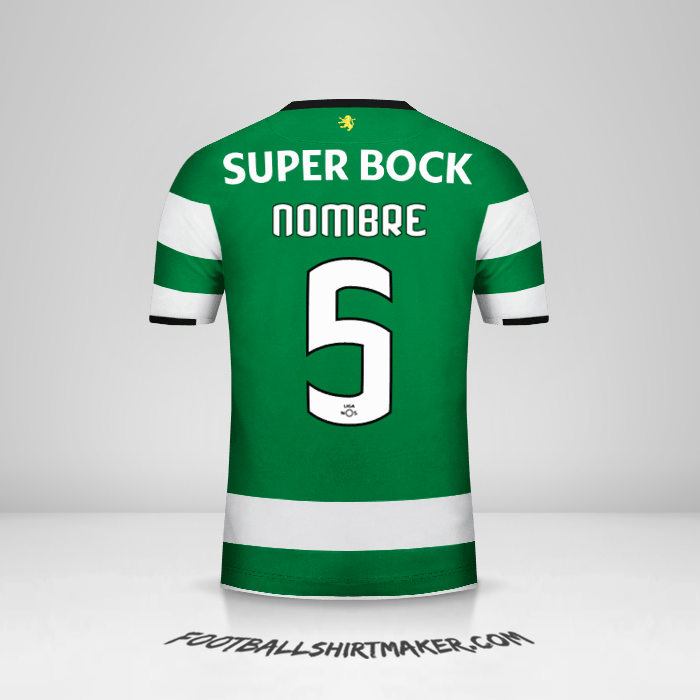 Camiseta Sporting Clube 2017/18 -  nombre - 5
