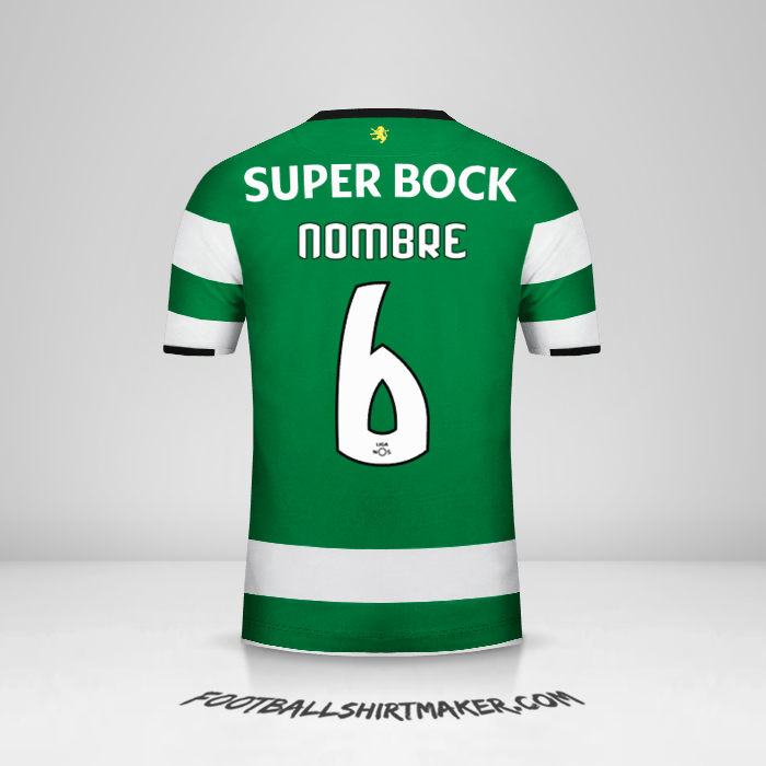 Jersey Sporting Clube 2017/18 -  nombre - 6