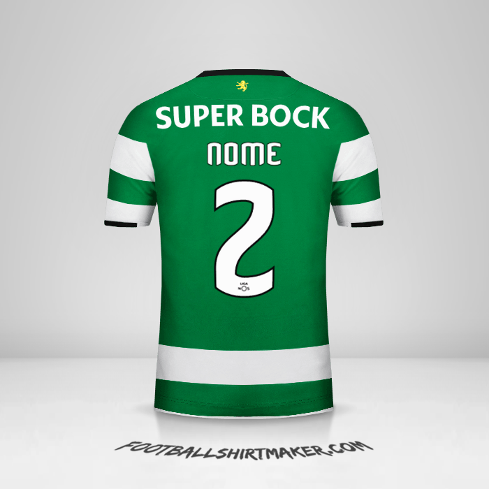 Camisola Sporting Clube 2017/18 -  nome - 2