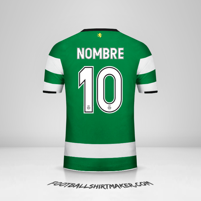 Camiseta Sporting Clube Cup 2017/18 -  nombre - 10