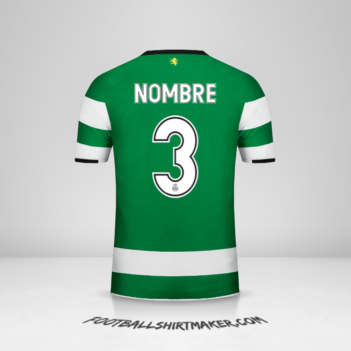 Jersey Sporting Clube Cup 2017/18 -  nombre - 3