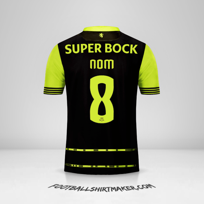 Maillot Sporting Clube 2017/18 Extérieur -  nom - 8