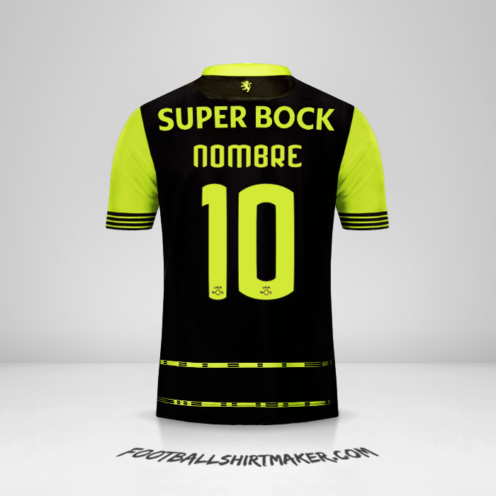 Jersey Sporting Clube 2017/18 Visita -  nombre - 10