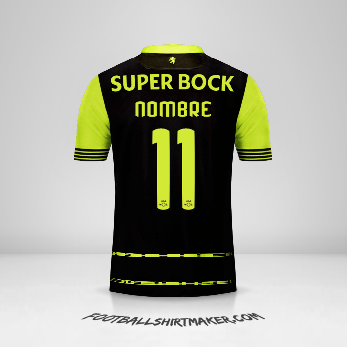 Jersey Sporting Clube 2017/18 Visita -  nombre - 11