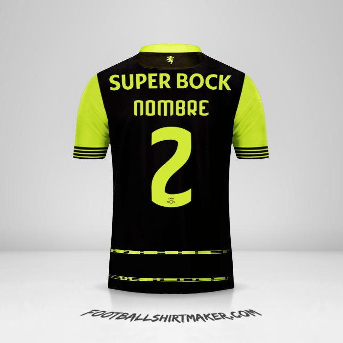 Jersey Sporting Clube 2017/18 Visita -  nombre - 2