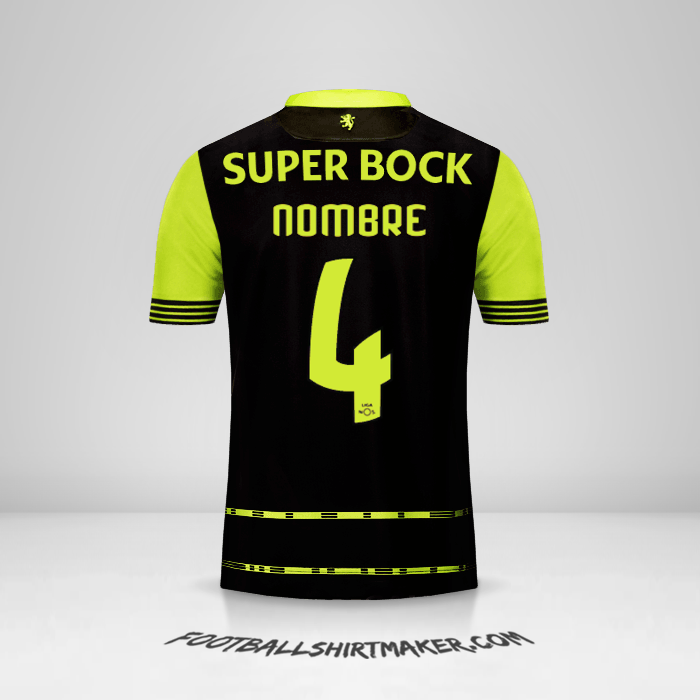 Jersey Sporting Clube 2017/18 Visita -  nombre - 4