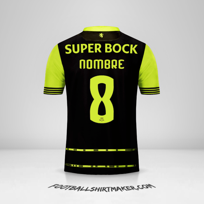 Camiseta Sporting Clube 2017/18 Visita -  nombre - 8