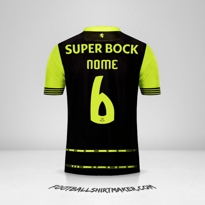 Camisa Sporting Clube 2017/18 Alternativa -  nome - 6