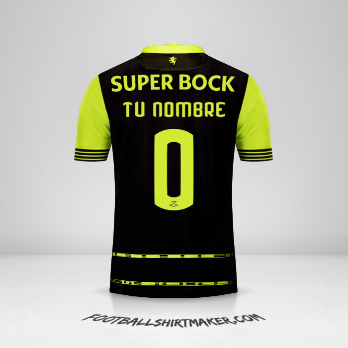 Camiseta Sporting Clube 2017/18 II -  tu nombre - 0