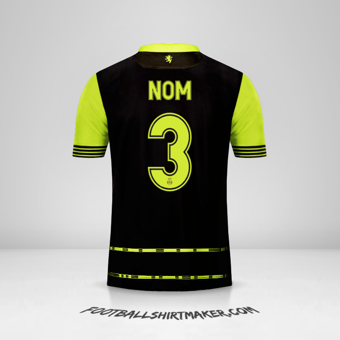 Maillot Sporting Clube Cup 2017/18 Extérieur -  nom - 3
