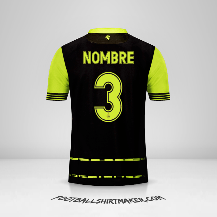 Jersey Sporting Clube Cup 2017/18 Visita -  nombre - 3