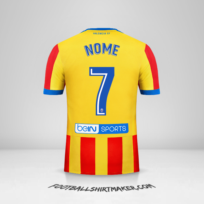Camisa Valencia CF 2017/18 Alternativa -  nome - 7