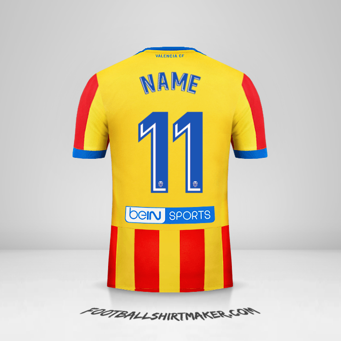 Shirt Valencia CF 2017/18 Away -  name - 11