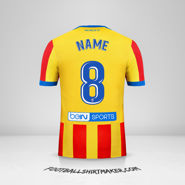 Shirt Valencia CF 2017/18 Away -  name - 8