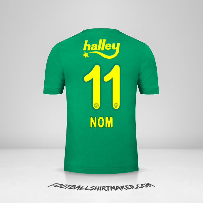 Maillot Fenerbahce SK 2017/18 Troisième -  nom - 11