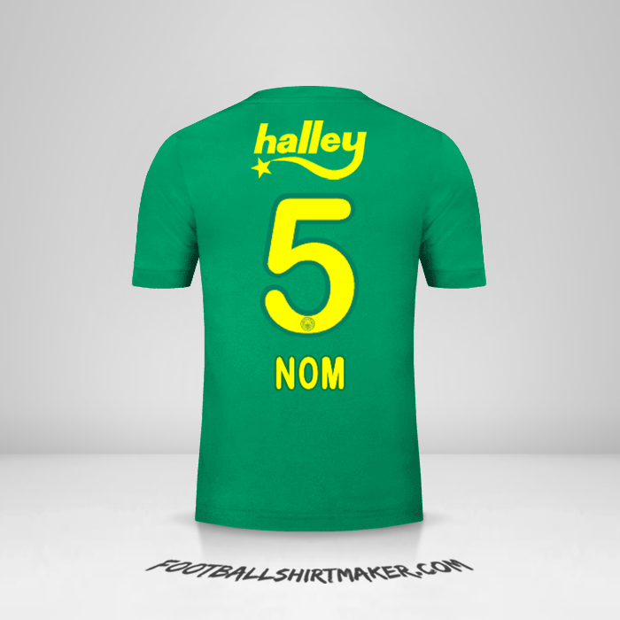 Maillot Fenerbahce SK 2017/18 Troisième -  nom - 5