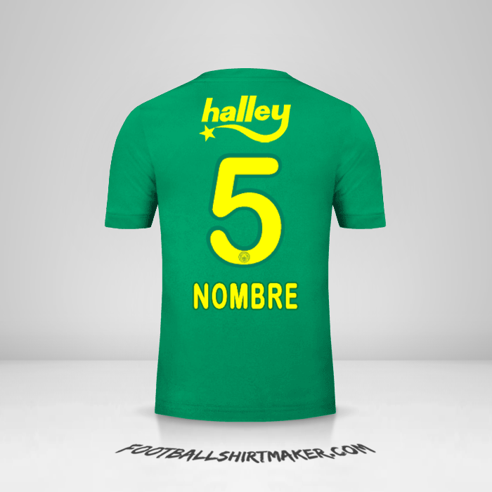 Camiseta Fenerbahce SK 2017/18 Tercera -  nombre - 5