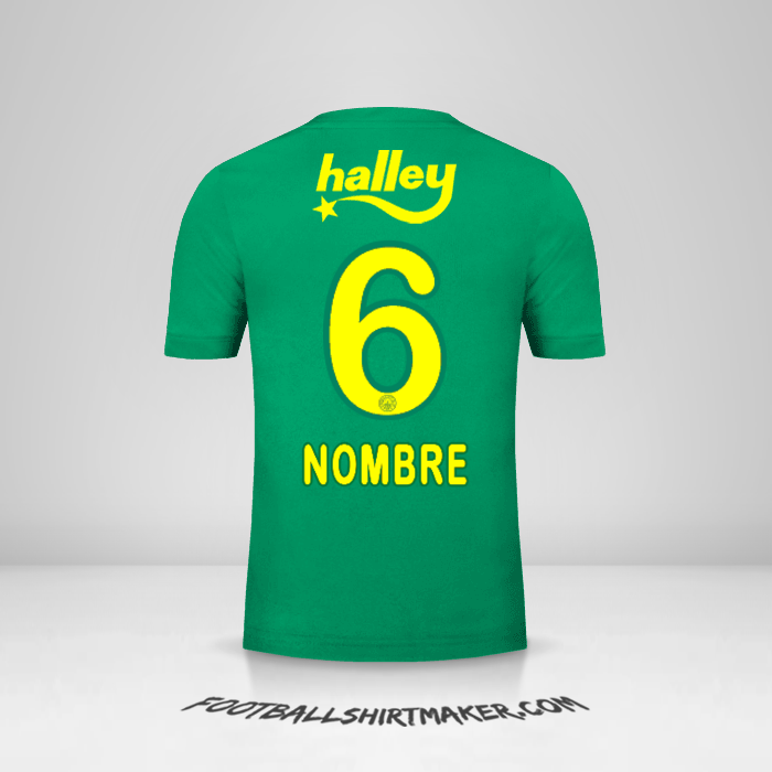 Jersey Fenerbahce SK 2017/18 Tercera -  nombre - 6