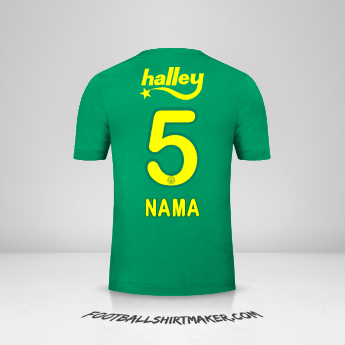 Jersey Fenerbahce SK 2017/18 Ketiga -  nama - 5