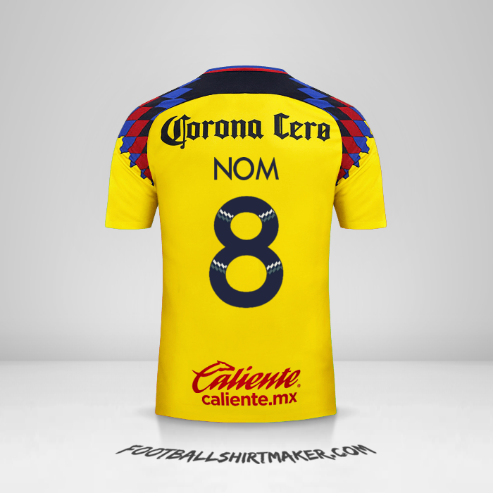 Maillot Club America 2017/18 Troisième -  nom - 8