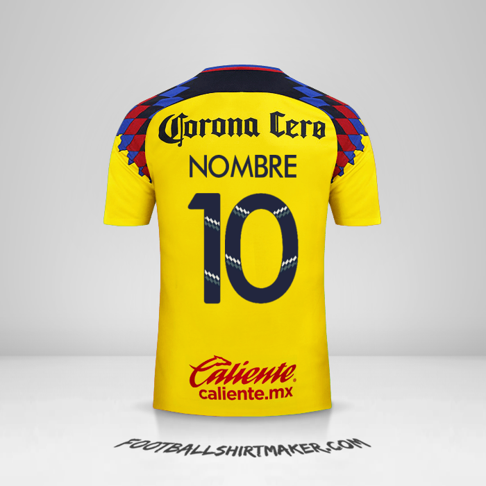 Camiseta Club America 2017/18 Tercera -  nombre - 10