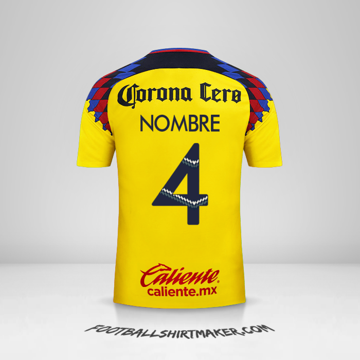 Jersey Club America 2017/18 Tercera -  nombre - 4