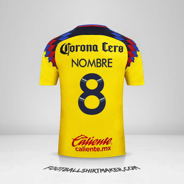 Jersey Club America 2017/18 Tercera -  nombre - 8