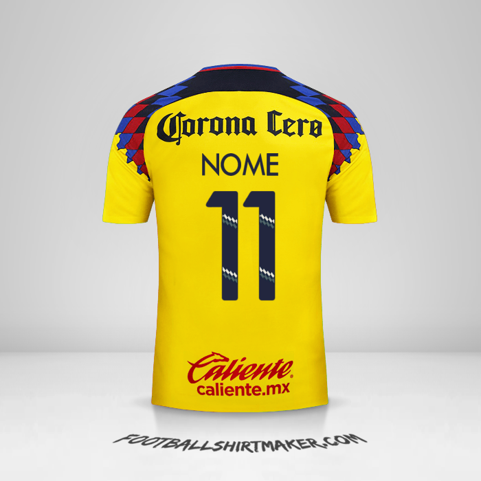 Camisola Club America 2017/18 Terceira -  nome - 11