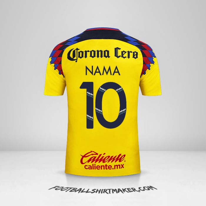 Jersey Club America 2017/18 Ketiga -  nama - 10