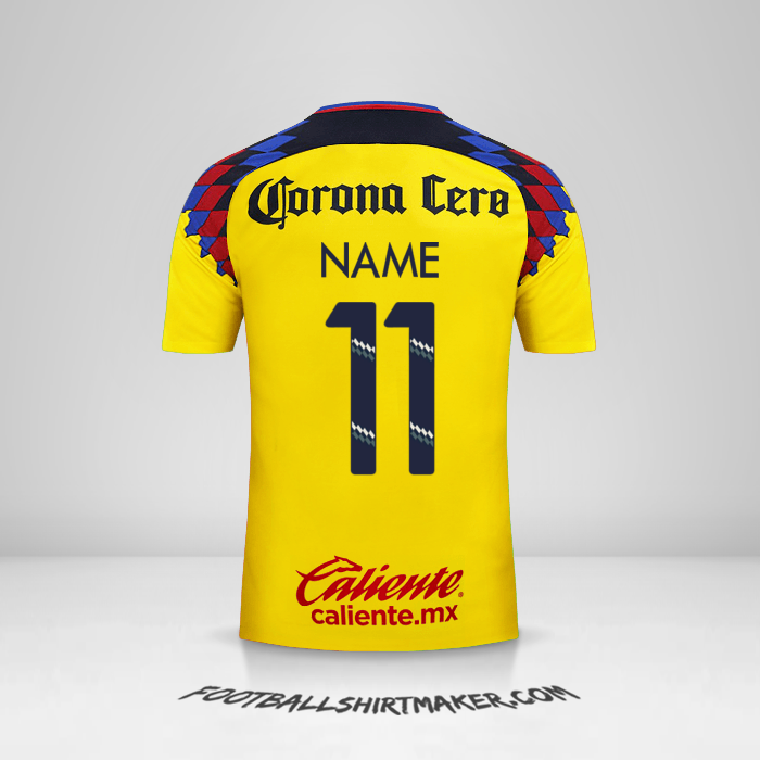 Trikot Club America 2017/18 Dritte -  name - 11
