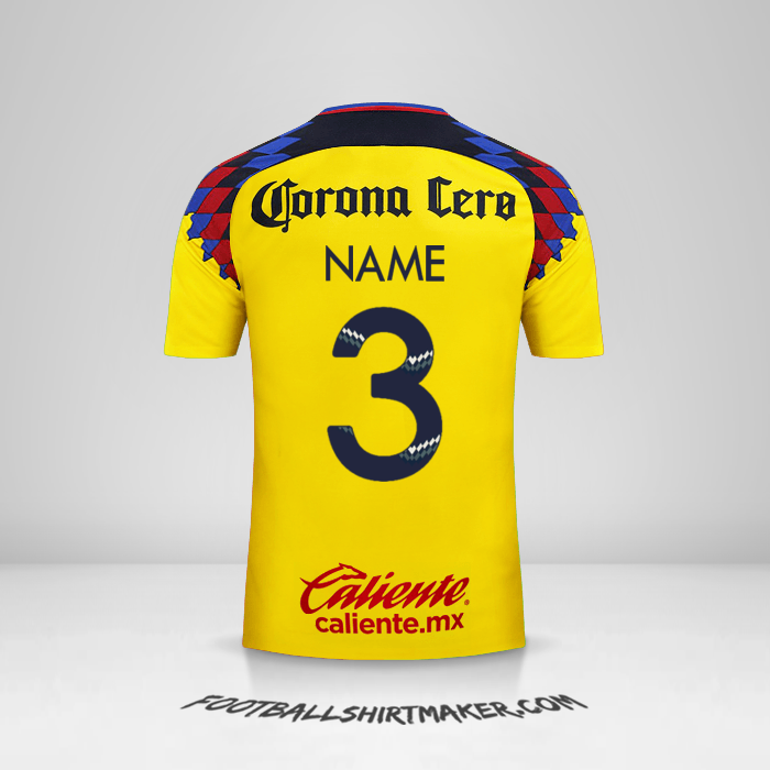 Trikot Club America 2017/18 Dritte -  name - 3