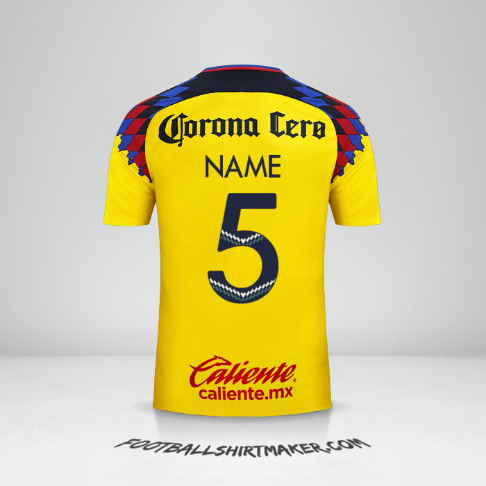 Trikot Club America 2017/18 Dritte -  name - 5