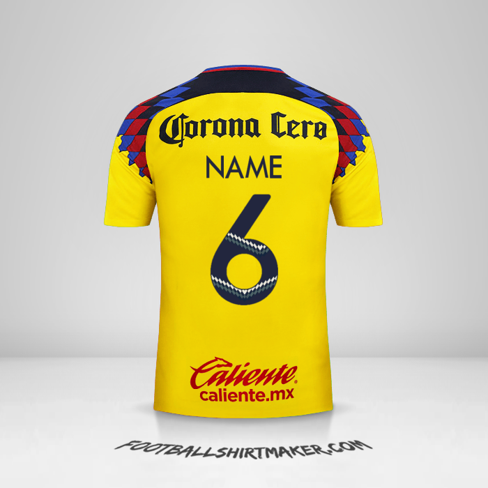 Trikot Club America 2017/18 Dritte -  name - 6