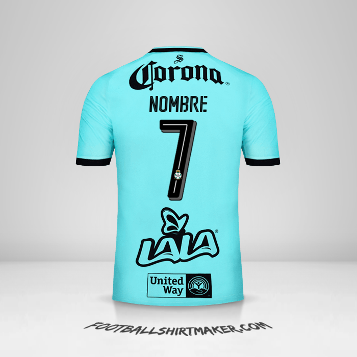 Jersey Santos Laguna 2017/18 Tercera -  nombre - 7