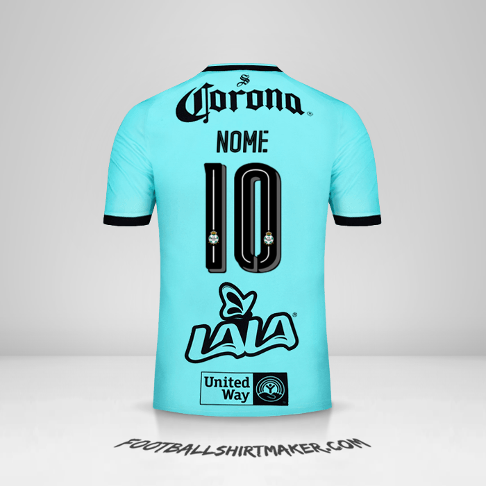 Camisola Santos Laguna 2017/18 Terceira -  nome - 10