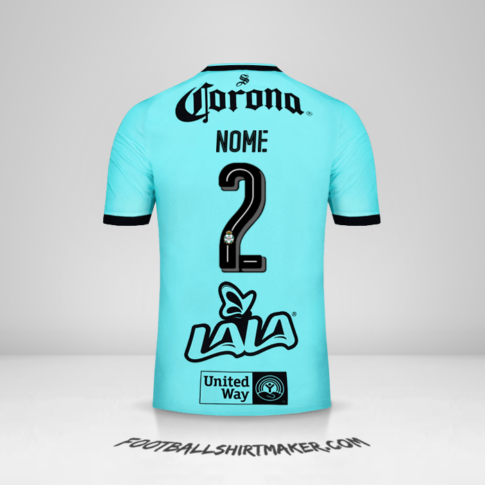Camisa Santos Laguna 2017/18 Terceira -  nome - 2