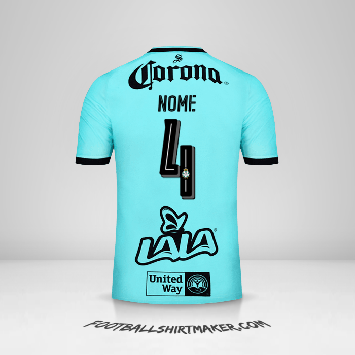 Camisa Santos Laguna 2017/18 Terceira -  nome - 4