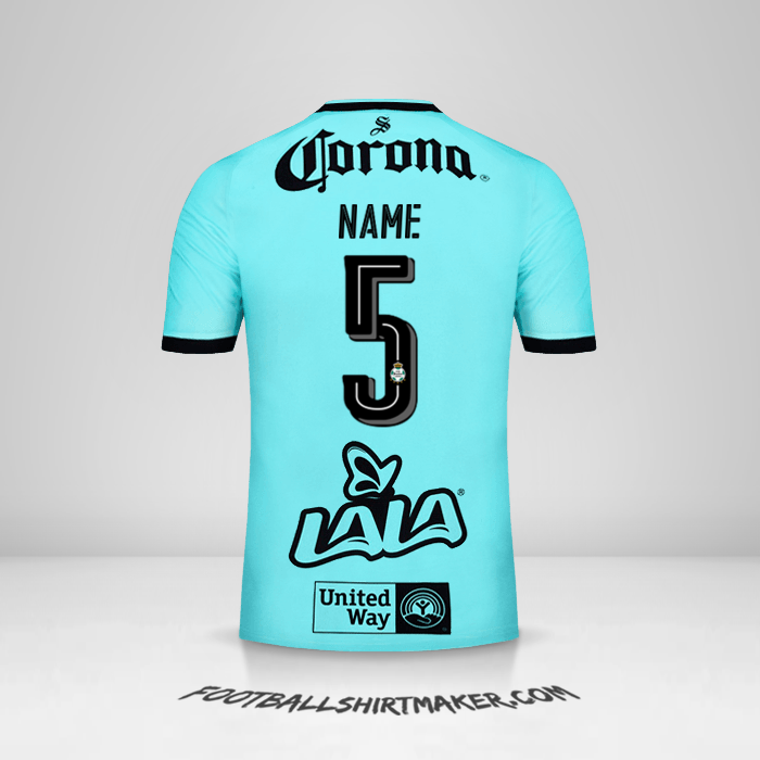 Shirt Santos Laguna 2017/18 Third -  name - 5