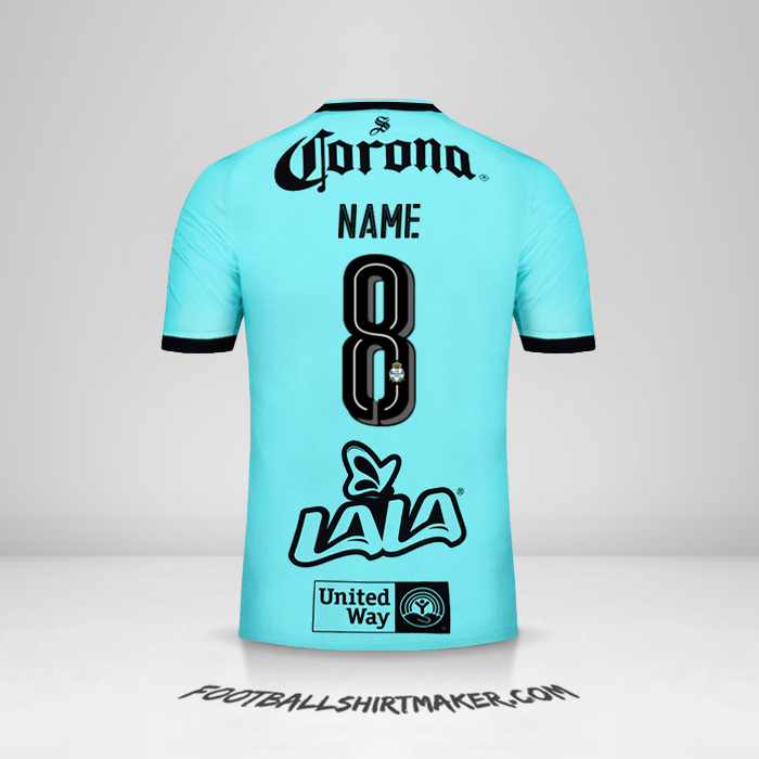 Shirt Santos Laguna 2017/18 Third -  name - 8