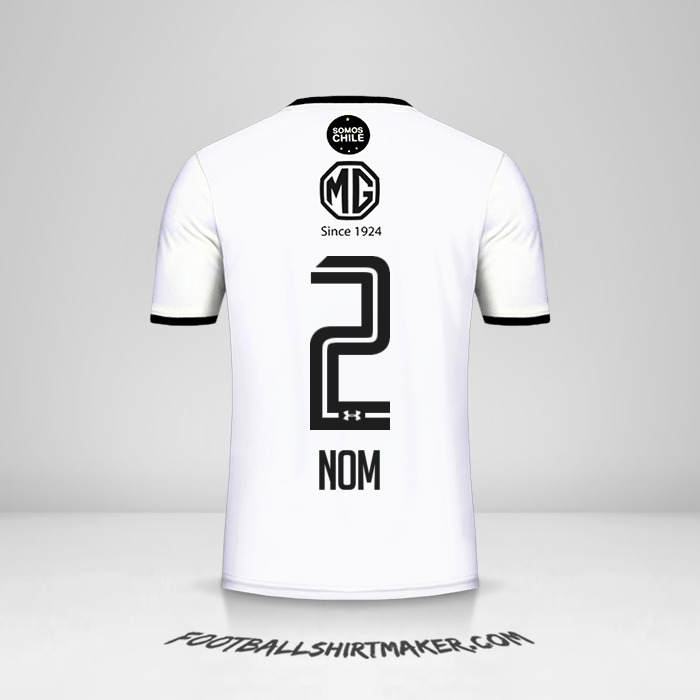 Maillot Colo Colo 2018 -  nom - 2