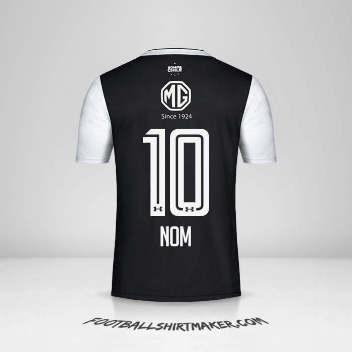 Maillot Colo Colo 2018 Extérieur -  nom - 10