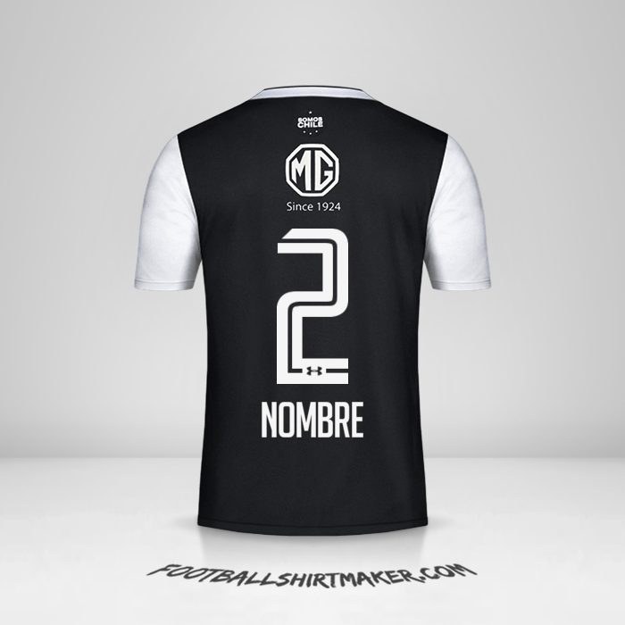 Jersey Colo Colo 2018 Visita -  nombre - 2